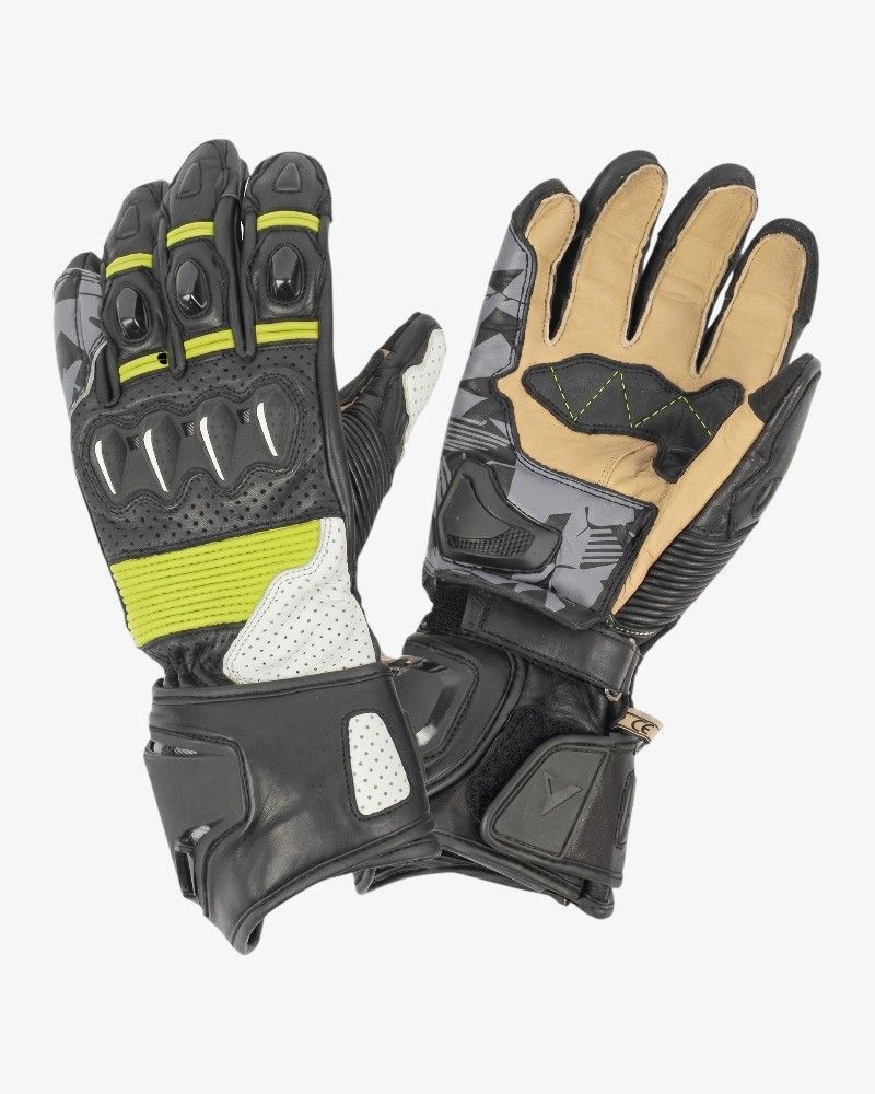 Guante Racing Summer By City Black/Yellow