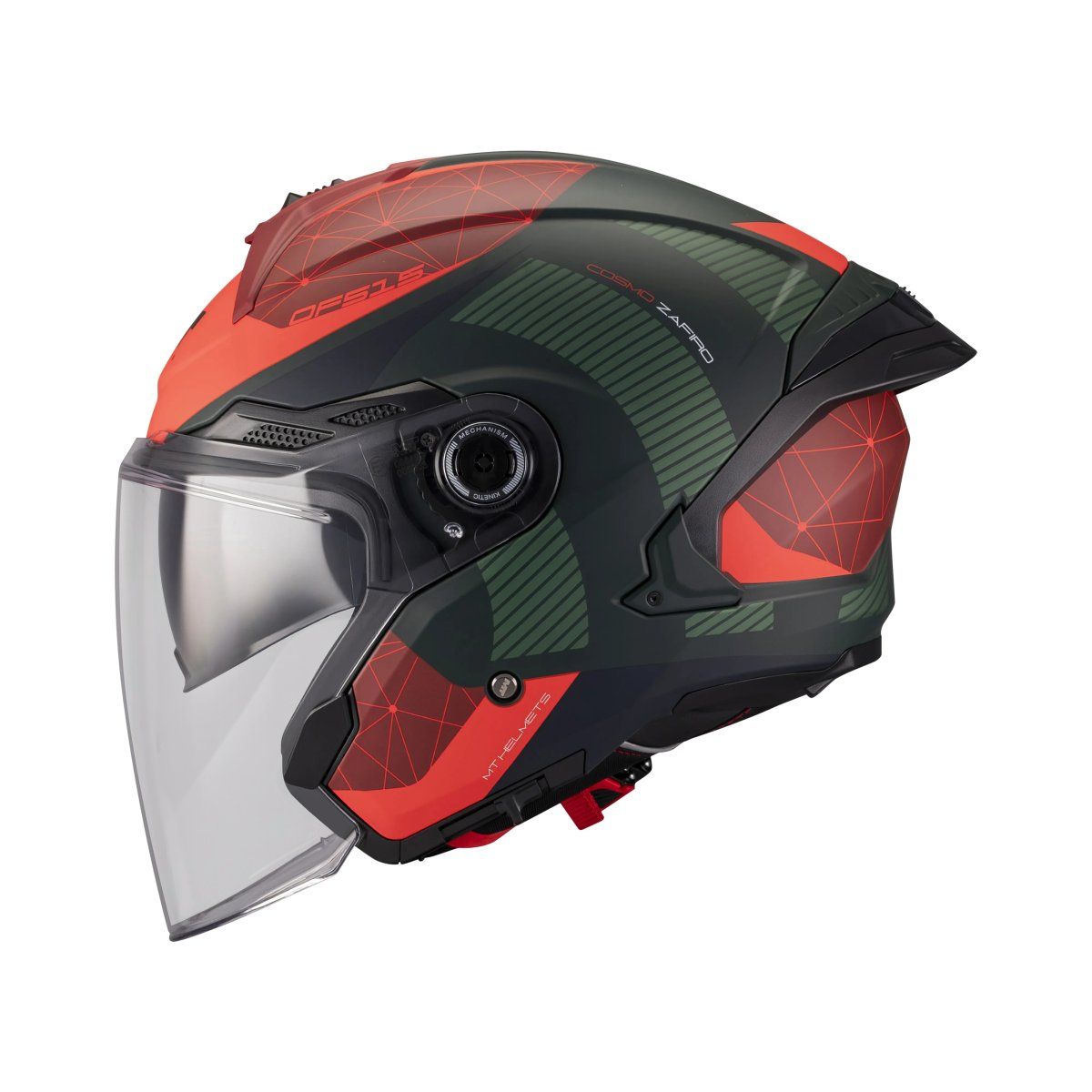 Casco Jet MT Helmets Cosmo SV ZAFIRO C16 Mate