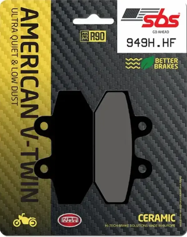 Pastillas de freno cerámicas orgánicas HHF Street SBS BRAKE PAD CAR/CER REAR Pastillas de freno cerámicas orgánicas HHF Street SBS BRAKE PAD CAR/CER REAR