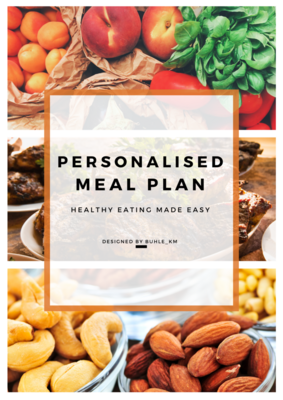 Personalised Meal Plan