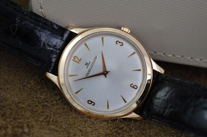 Jaeger LeCoultre Master ultra thin fresh service / Top Zustand Rosegold mit Etui