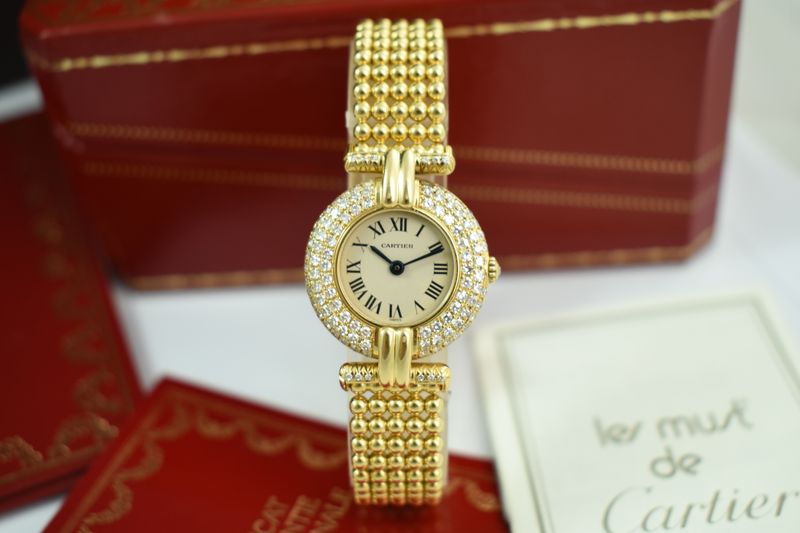 Cartier Colisee Factory Diamond with box&papers ref. 8109