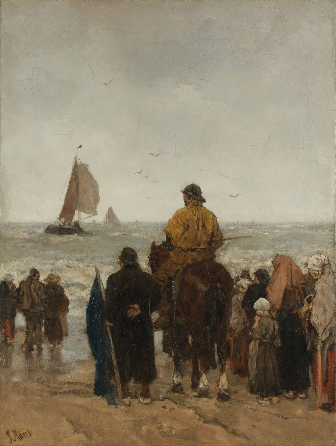 'Aankomst der boten'
