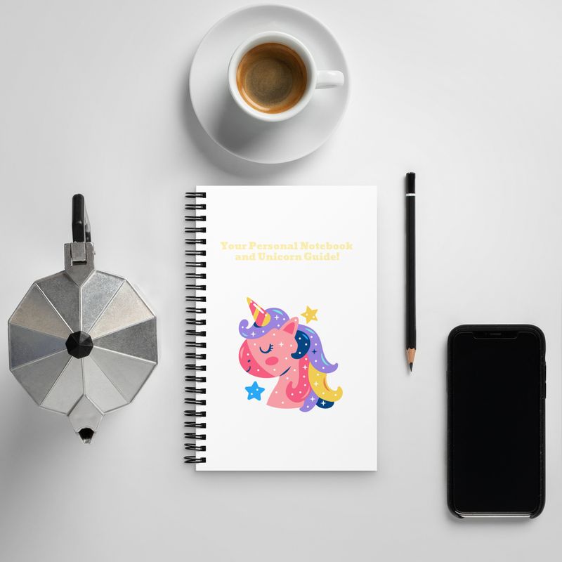 Spiral Unicorn Guide Notebook