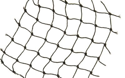 3/4 inch, 100 x 100 feet Stealth Net Nylon Heavy Duty Knotted - Black Color
