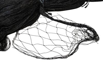 2 inch, 25 x 50 feet Stealth Net Nylon - Black Color. NEW NEW NEW