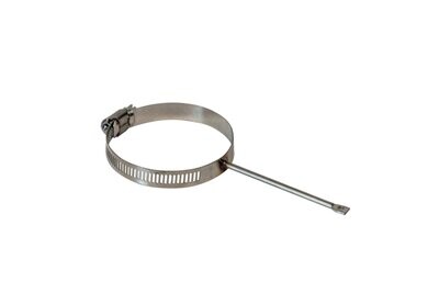 Railing Clamp 3 Inch Single Post Single Hole Stainless Steel - 10 per bag, SQU 00520