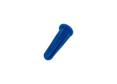 Blue Conical Plug Anchor Plastic #10-#12 X 1. New. New. New