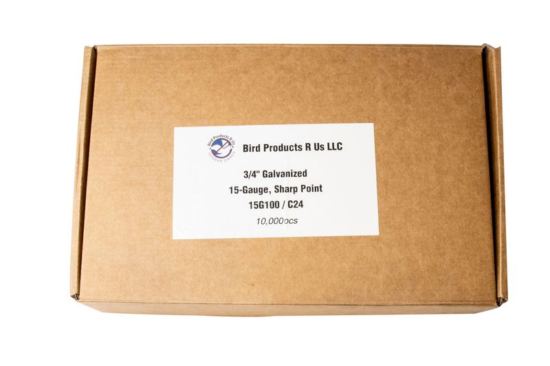 Pneumatic Hog Rings 3/4 Inch Galvanized 10,000pcs Per Box