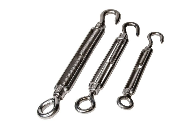 Turnbuckles Large  7.5 Inchs Stainless Steel 10 Per Bag SKU 650