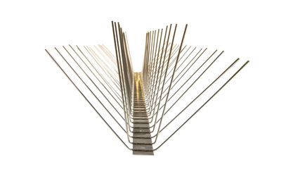 Dura Bird Spikes 4 Rows 6 Inches Wide Length 3 Feet 100 Feet Per Box 304 Wire