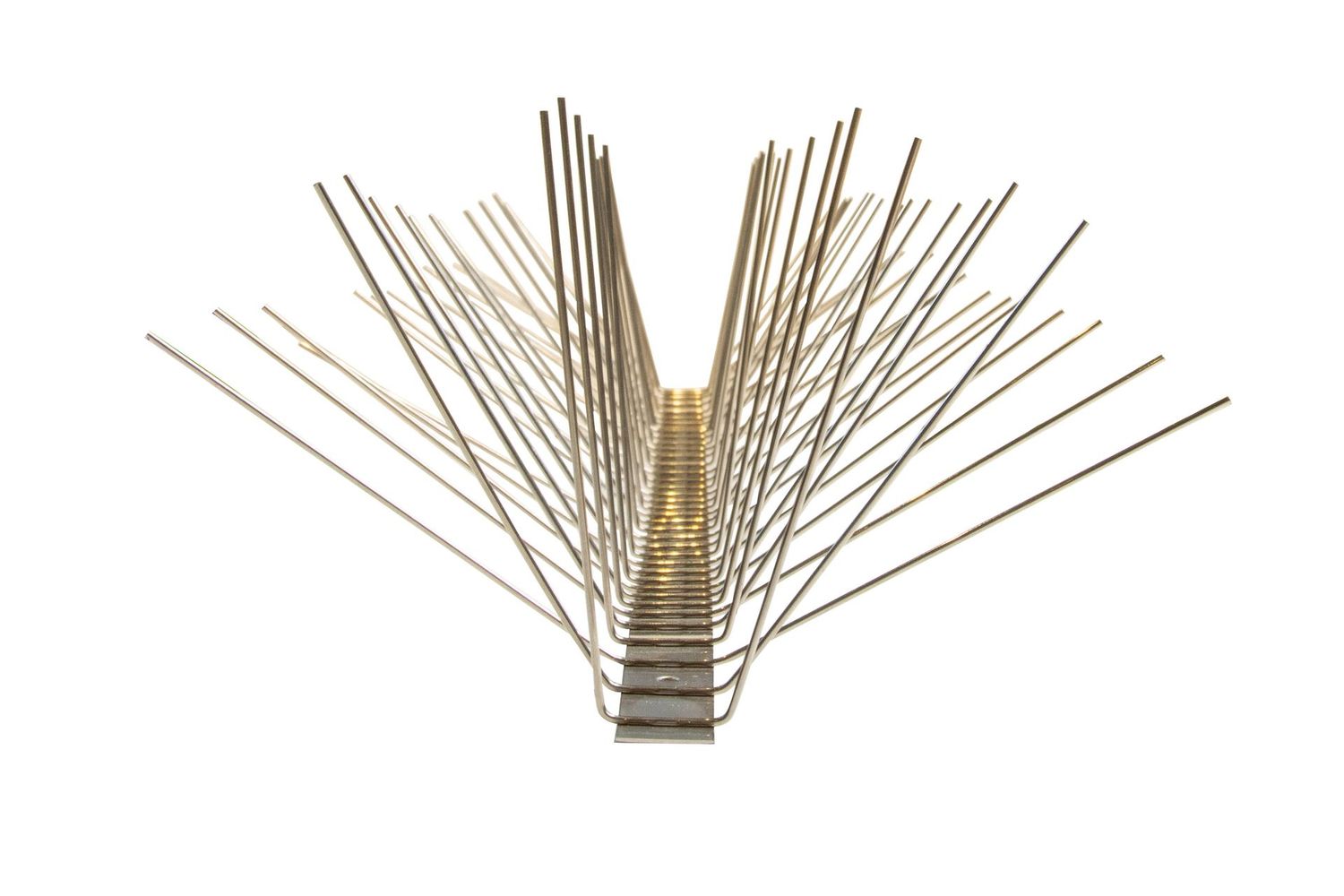 Dura Bird Spikes 8.5 Inches Wide 6 Rows Length 3 Feet 100% Stainless Steel 100 feet Dura Bird Spikes 8.5 Inches Wide 6 Rows Length 3 Feet 100% Stainless Steel 100 feet