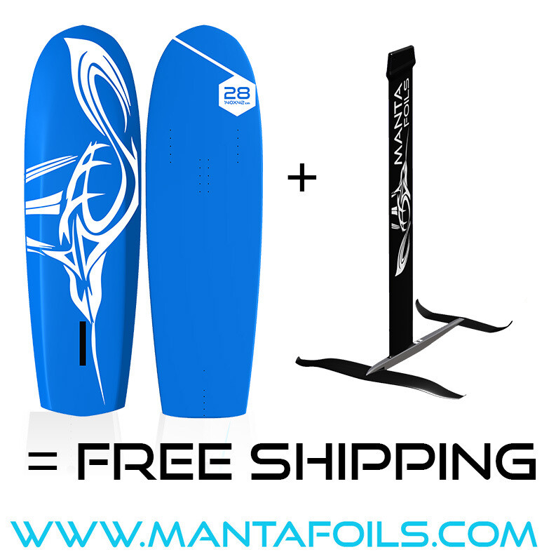Manta arrow freerace Kitefoil + freeride 28 board