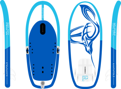 150L Inflatable SUP/Windfoil board - with Tuttle only 150L Inflatable SUP/Windfoil board - with Tuttle only