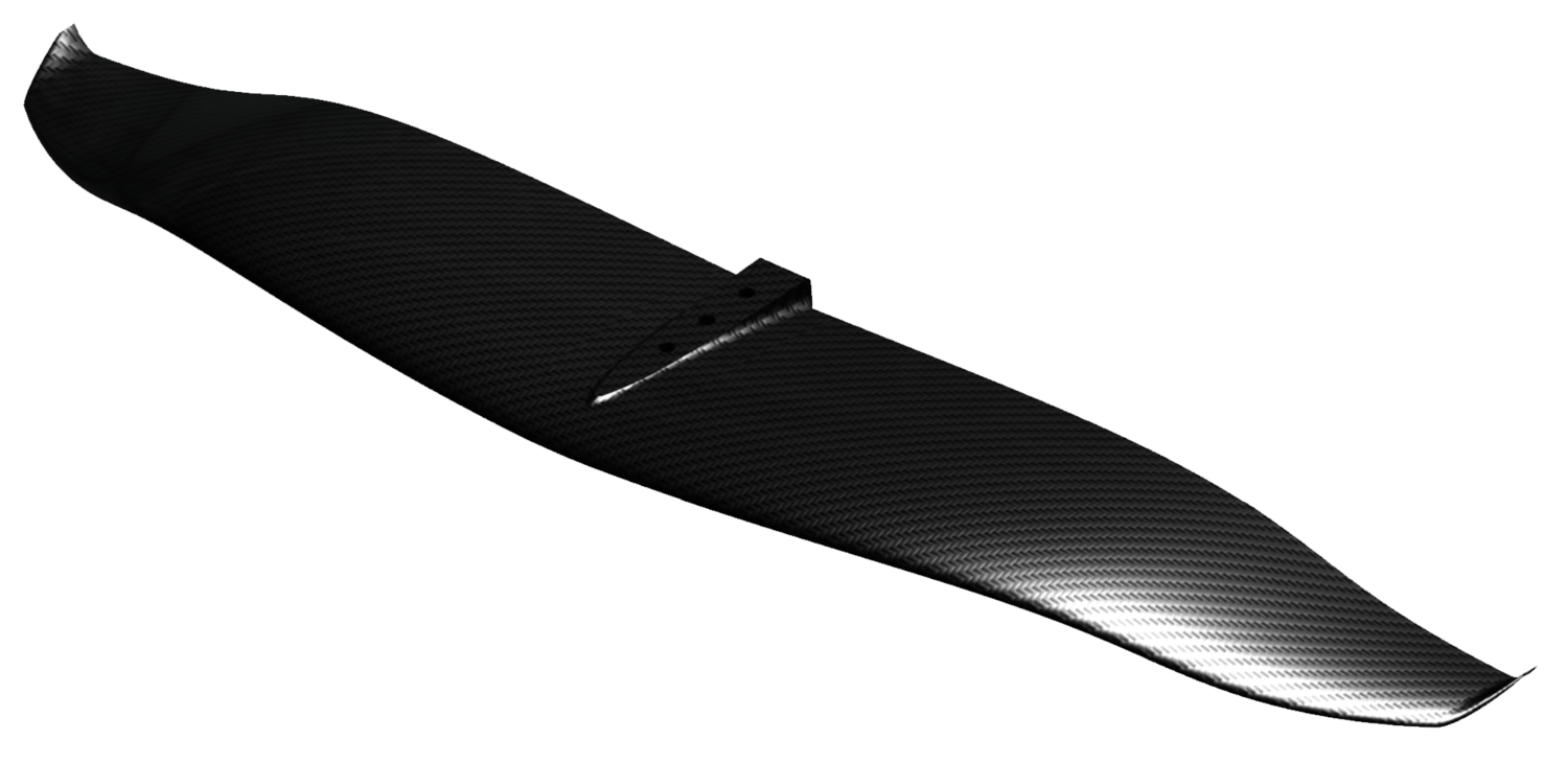 Carbon Kitefoil race front wing for Arrow