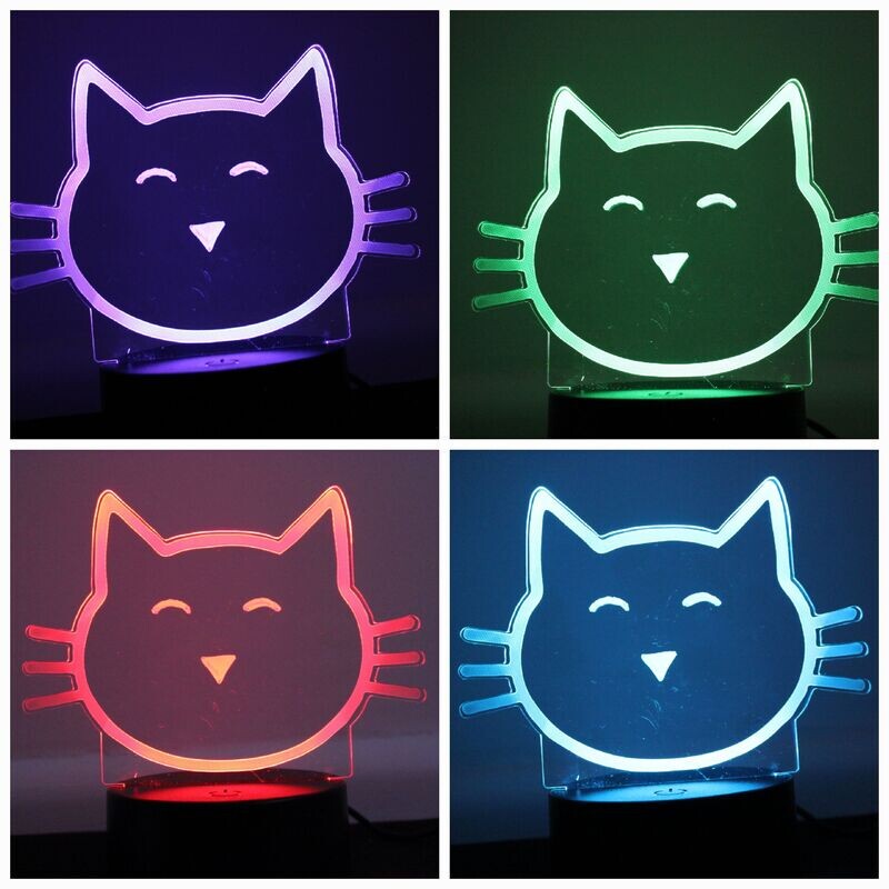 Kitty Light - Writable Coloured
