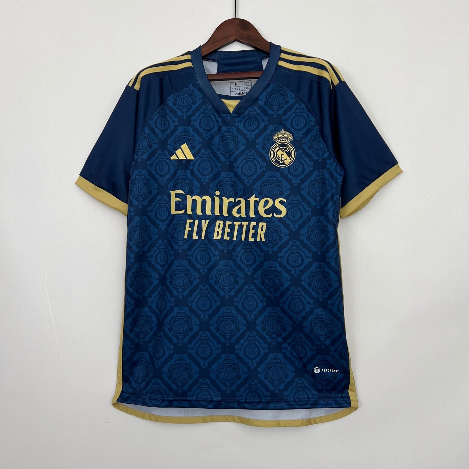 Real Madrid Navy and Gold Special Jersey