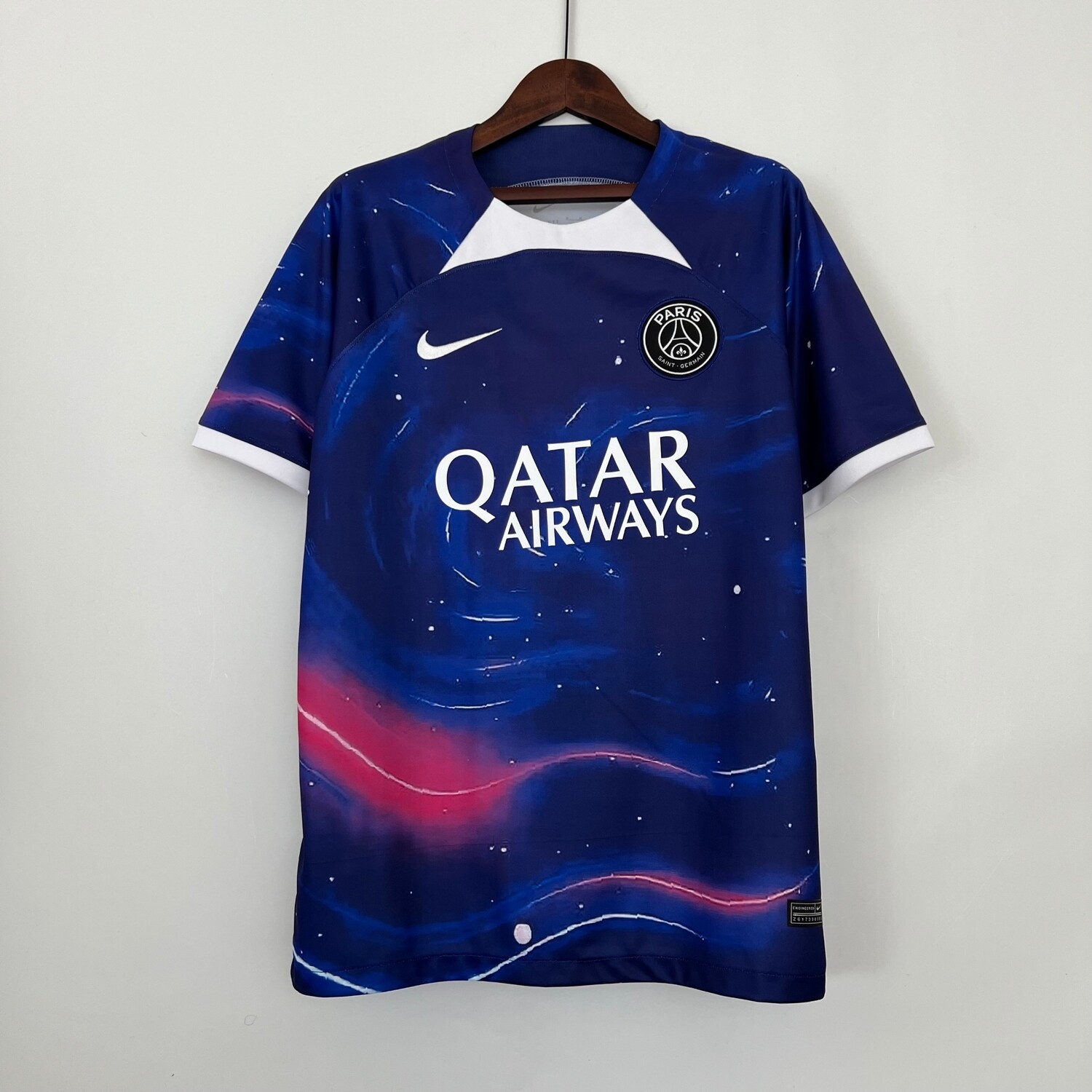 PSG Blue and Pink Galaxy Special Jersey