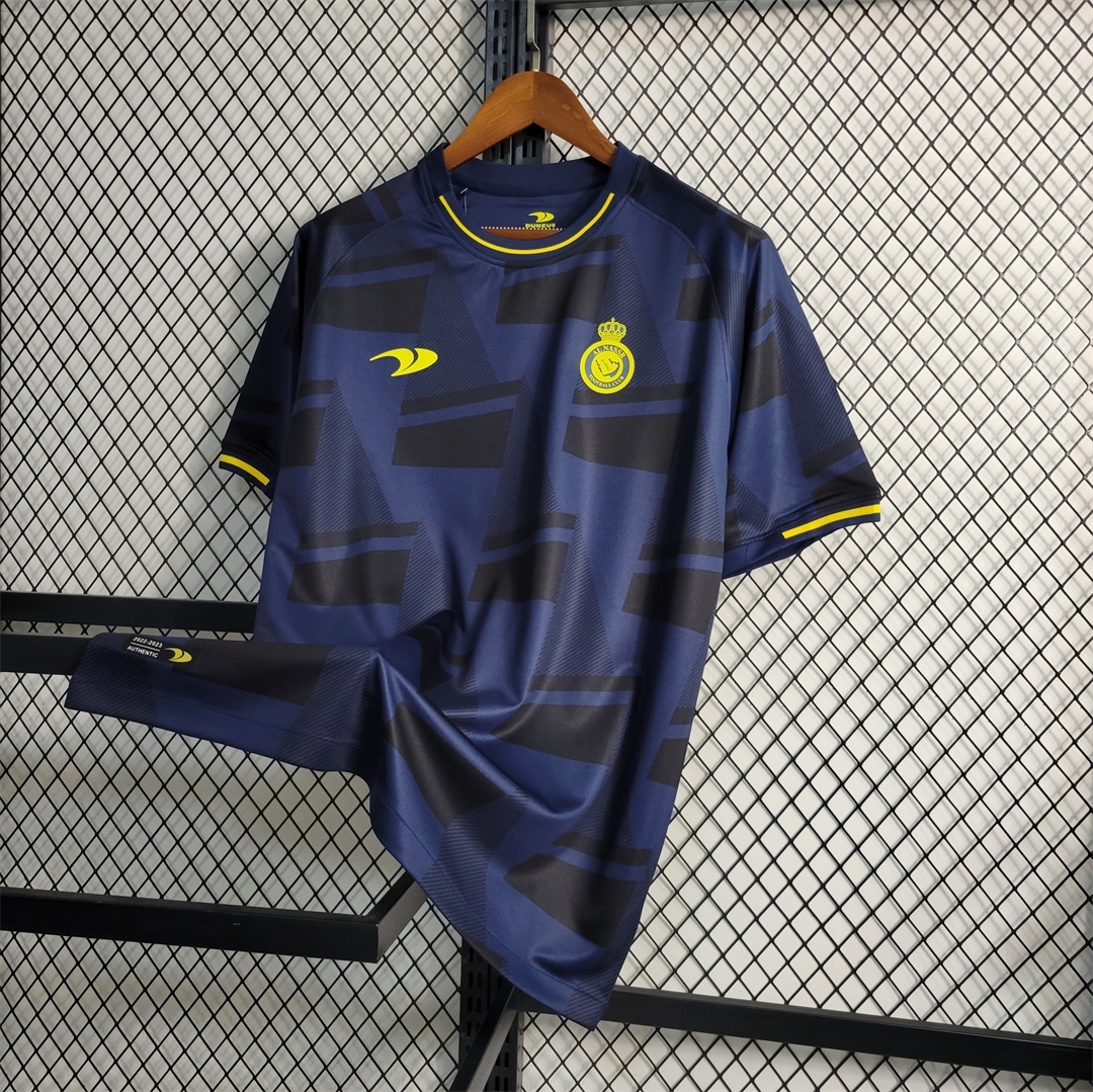 Al Nassr Blue, Black and Neon Special Jersey