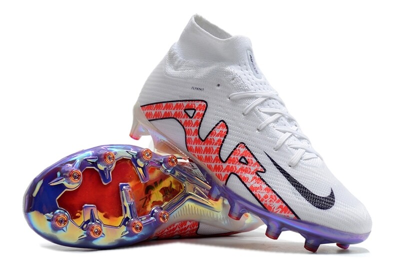Air Zoom Mercurial Vapor XV Peach and Purple High Top Soccer Boot