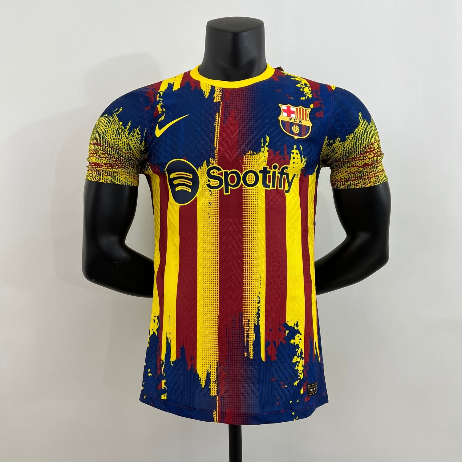 Barcelona Blue, Yellow and Red Art Special Vapor Jersey