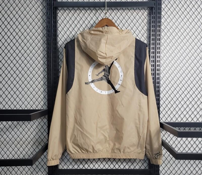 Jordan Beige and Black Windbreaker
