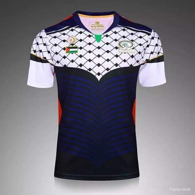 Palestine Navy and Red Retro Jersey 