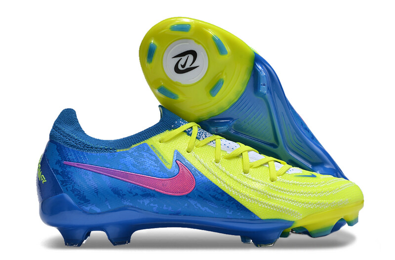 Phantom Luna Elite Blue and Yellow Soccer Boot