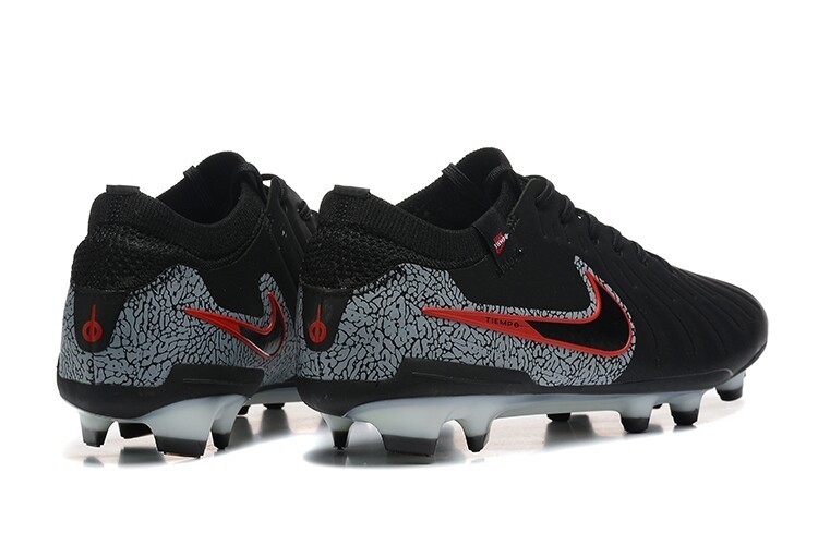 Tiempo Legend Black and Red Soccer Boot