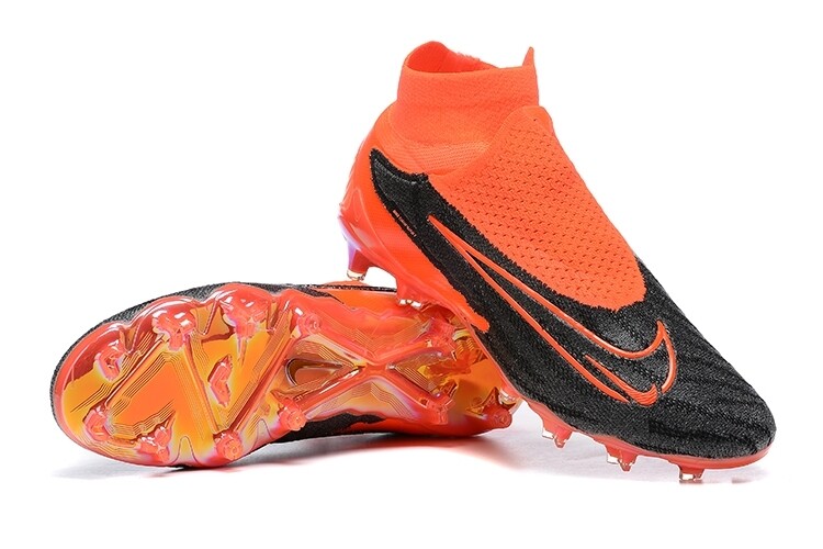 Phantom GX Black and Orange High Top Soccer Boot