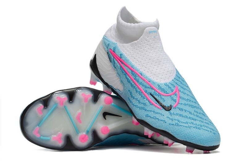 Phantom GX Blue and Pink High Top Soccer Boot