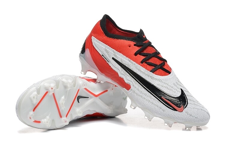 Phantom GX White and Red Soccer Boot