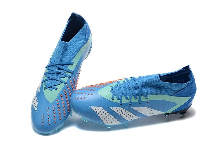 Adidas Predator Blue High Top Laces Soccer Boot