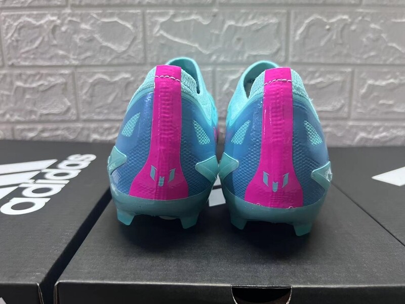 Adidas X Series Blue and Pink Laceless Soccer Boot