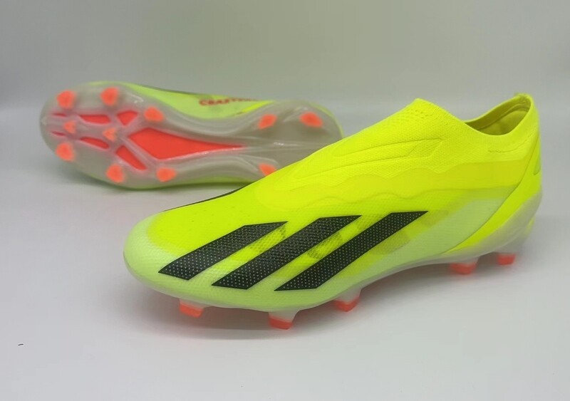 Adidas X Series Yellow Laceless Soccer Boot