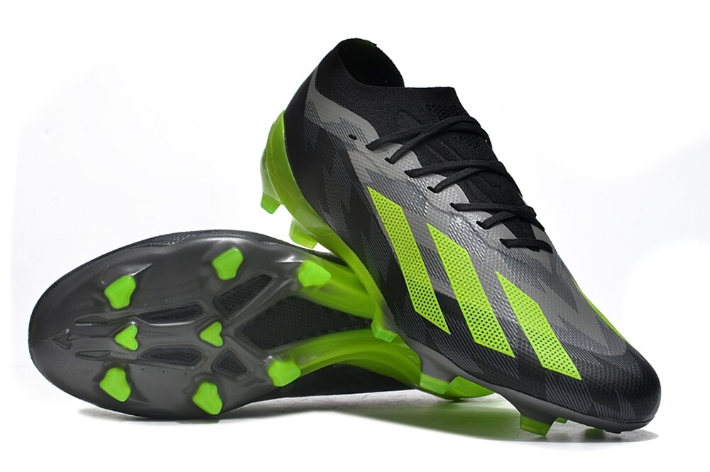 Adidas X Series Black and Green Laces Soccer Boot