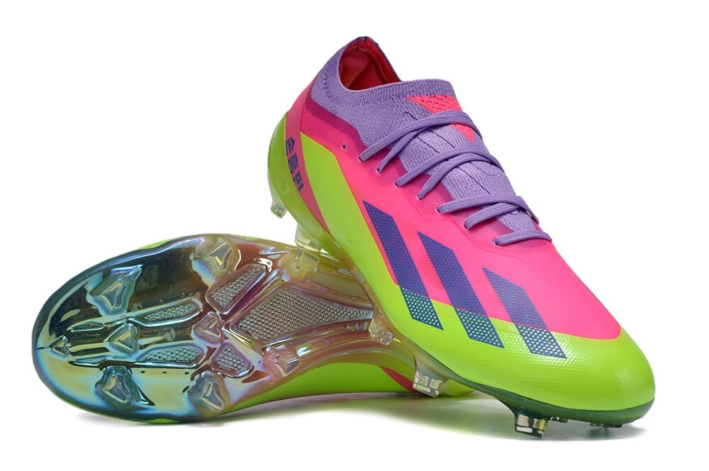 Adidas X Series Pink and Purple Laces Soccer Boot