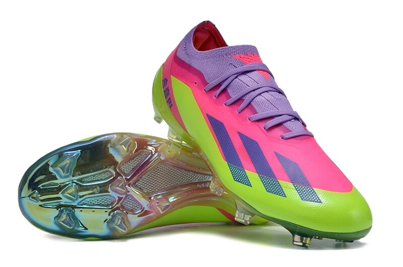 Adidas X Series Pink and Purple Laces Soccer Boot