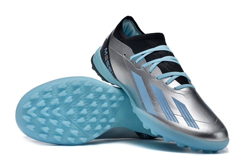 Adidas X Series Silver and Blue Soccer Boot