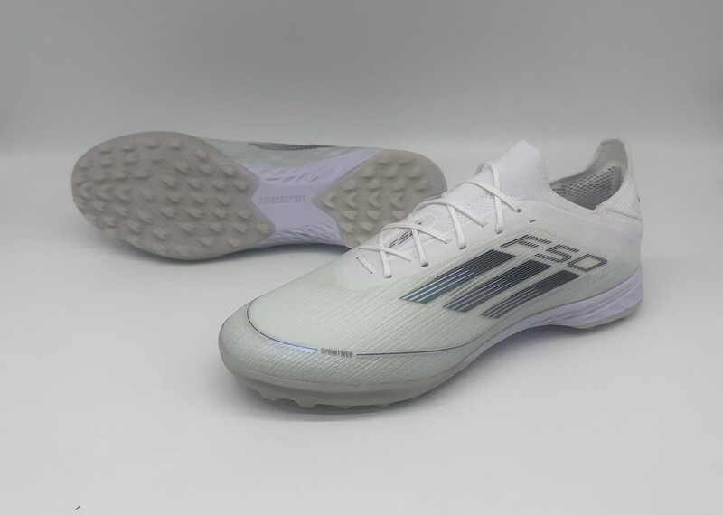 Adidas F50 White and Black Soccer Boot