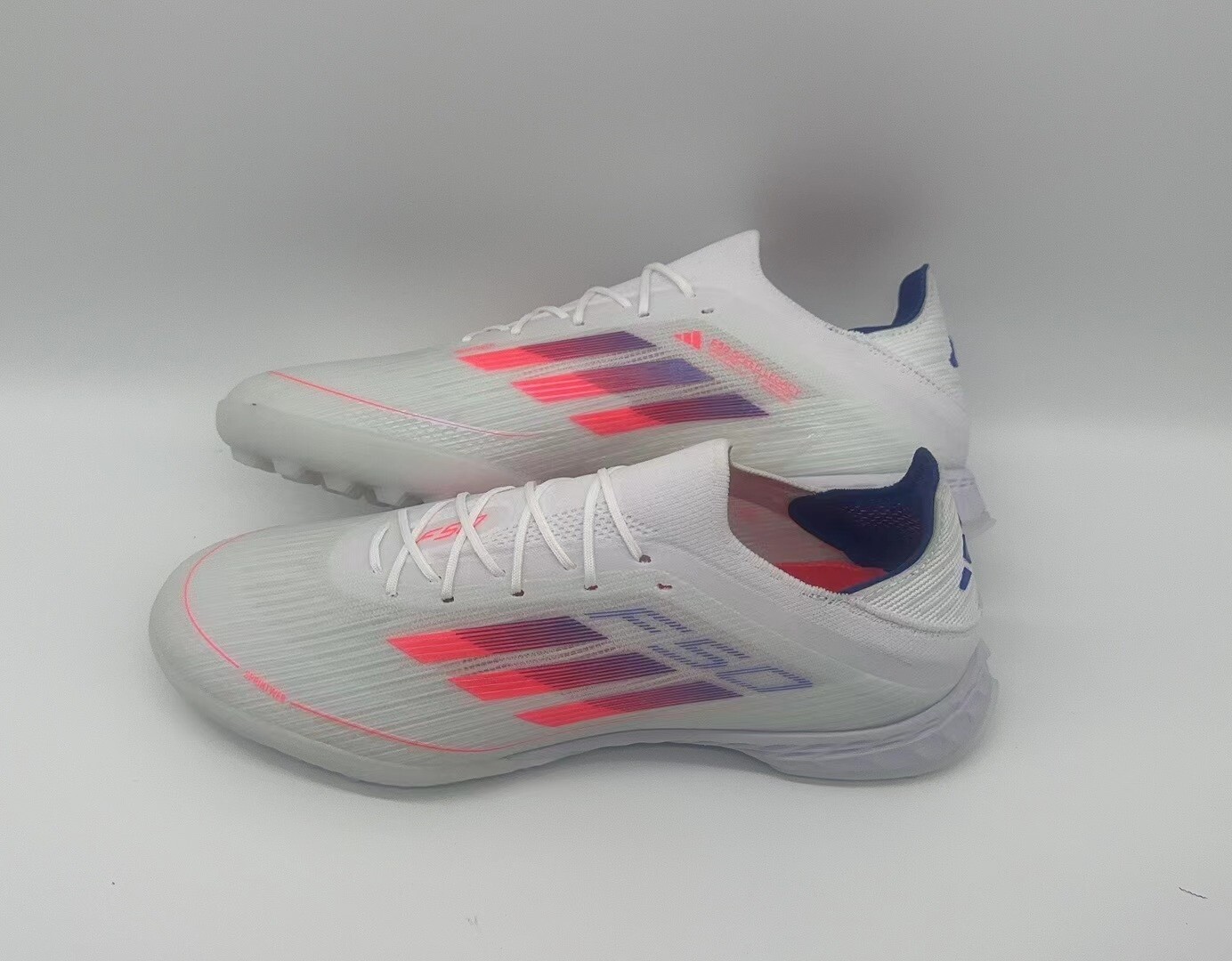 Adidas F50 White and Pink Soccer Boot