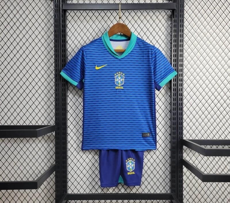Brazil Away Kids Kit