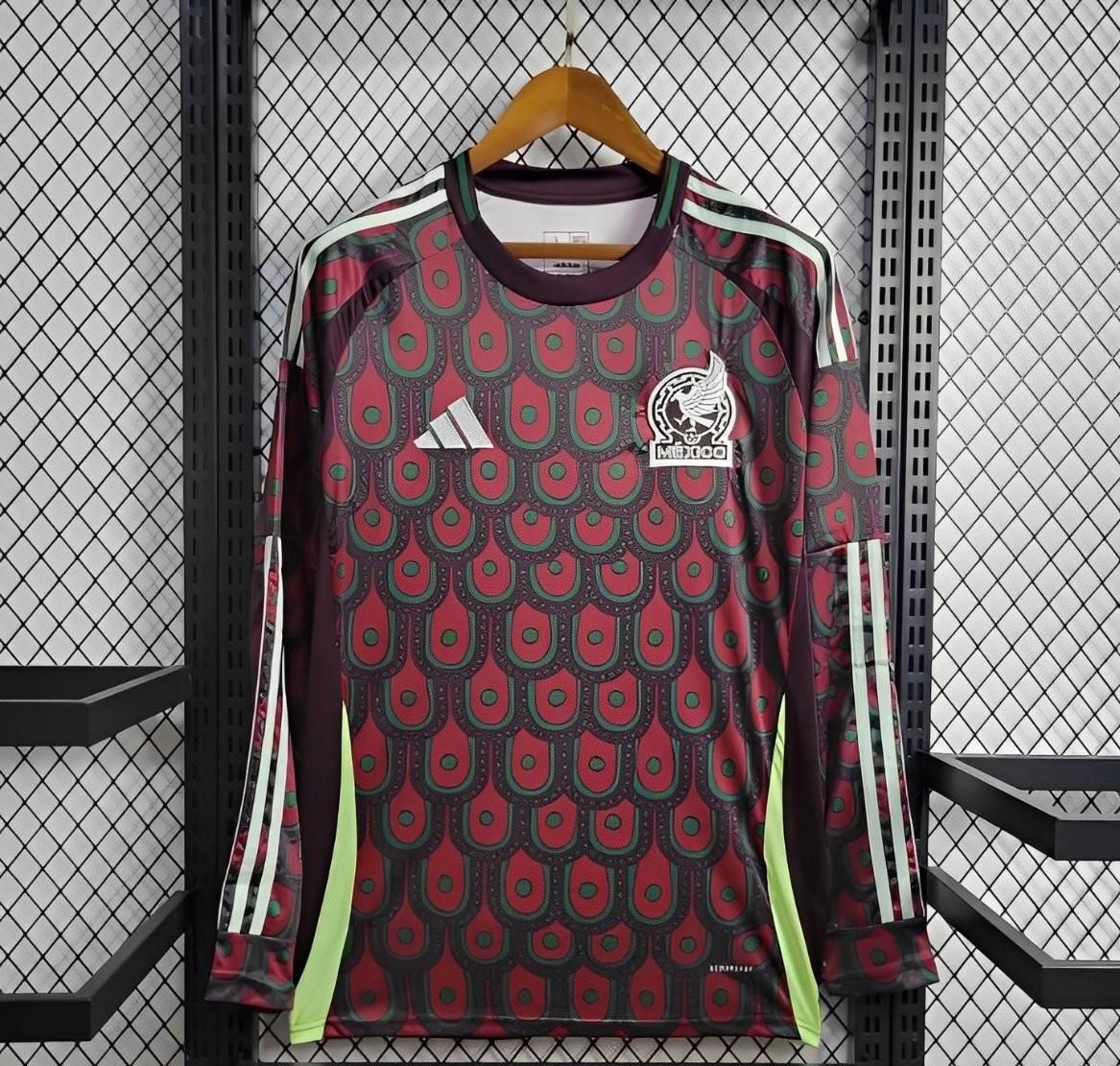 Mexico Away Long Sleeve Fan Jersey