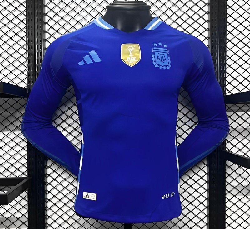 Argentina Away Long Sleeve Player Jersey