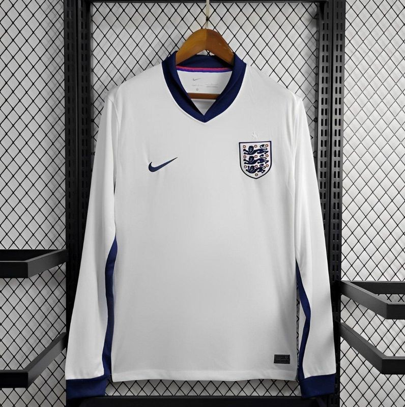 England Home Long Sleeve Fan Jersey