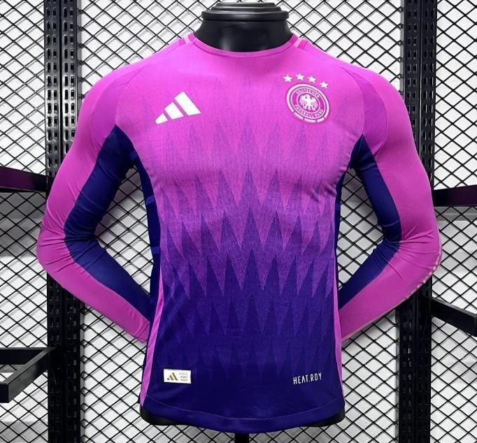 Germany Away Long Sleeve Player Jersey