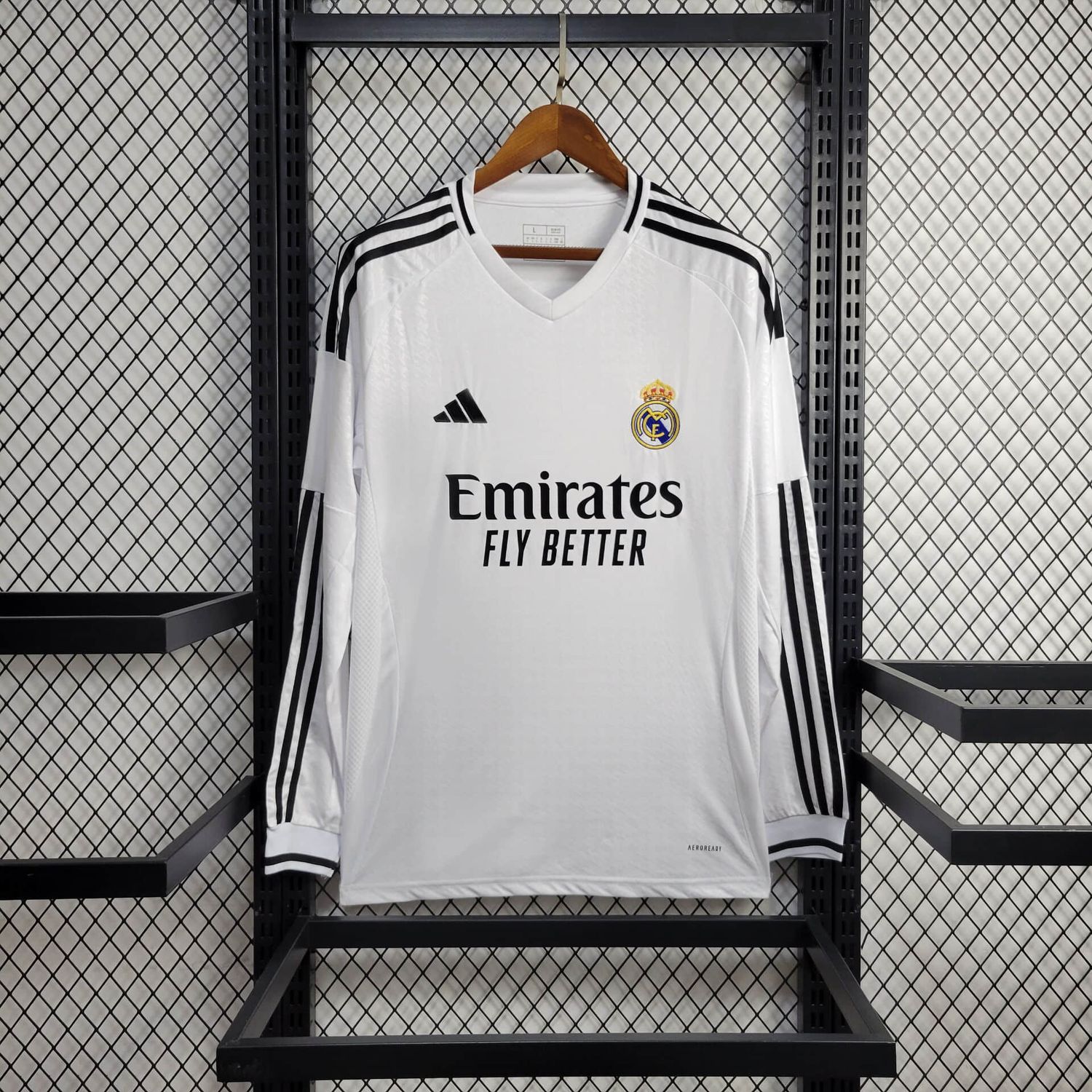 Real Madrid Home Long Sleeve Fan Jersey