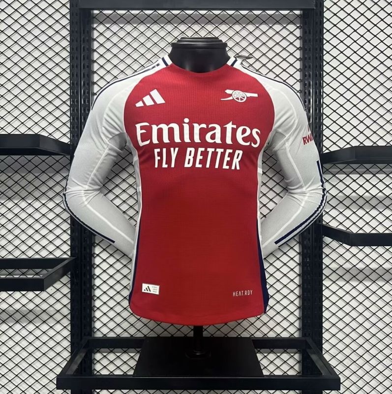 Arsenal Home Long Sleeve Player Jersey