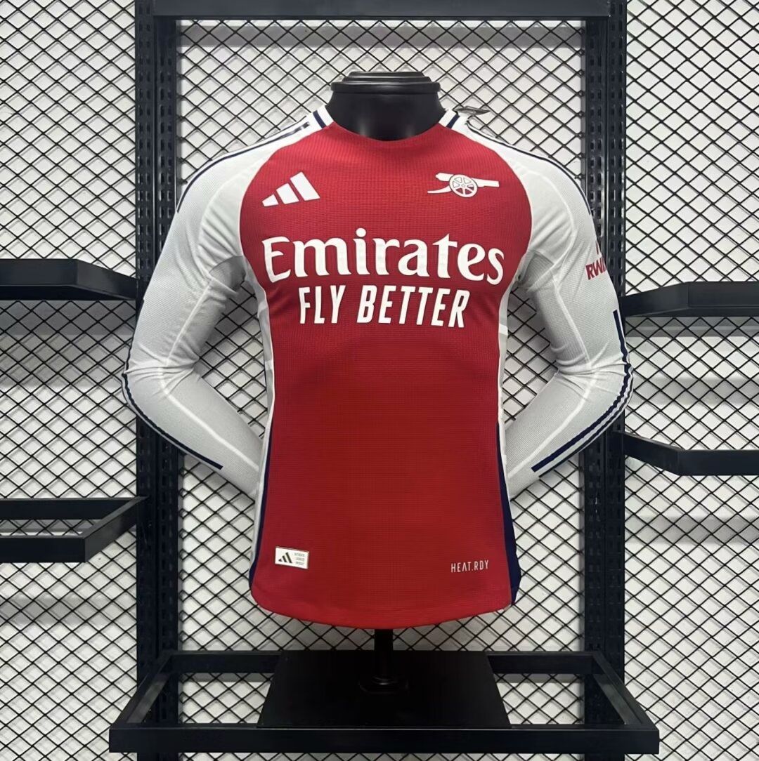 Arsenal Home Long Sleeve Player Jersey