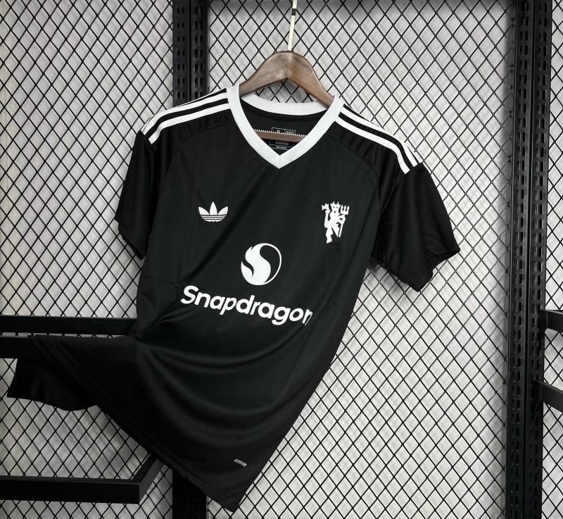 Man United Black and White Special Jersey